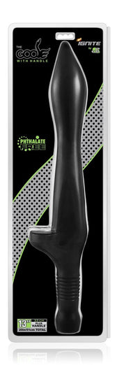 Ignite Small Goose with Handle Black Anal Dildos